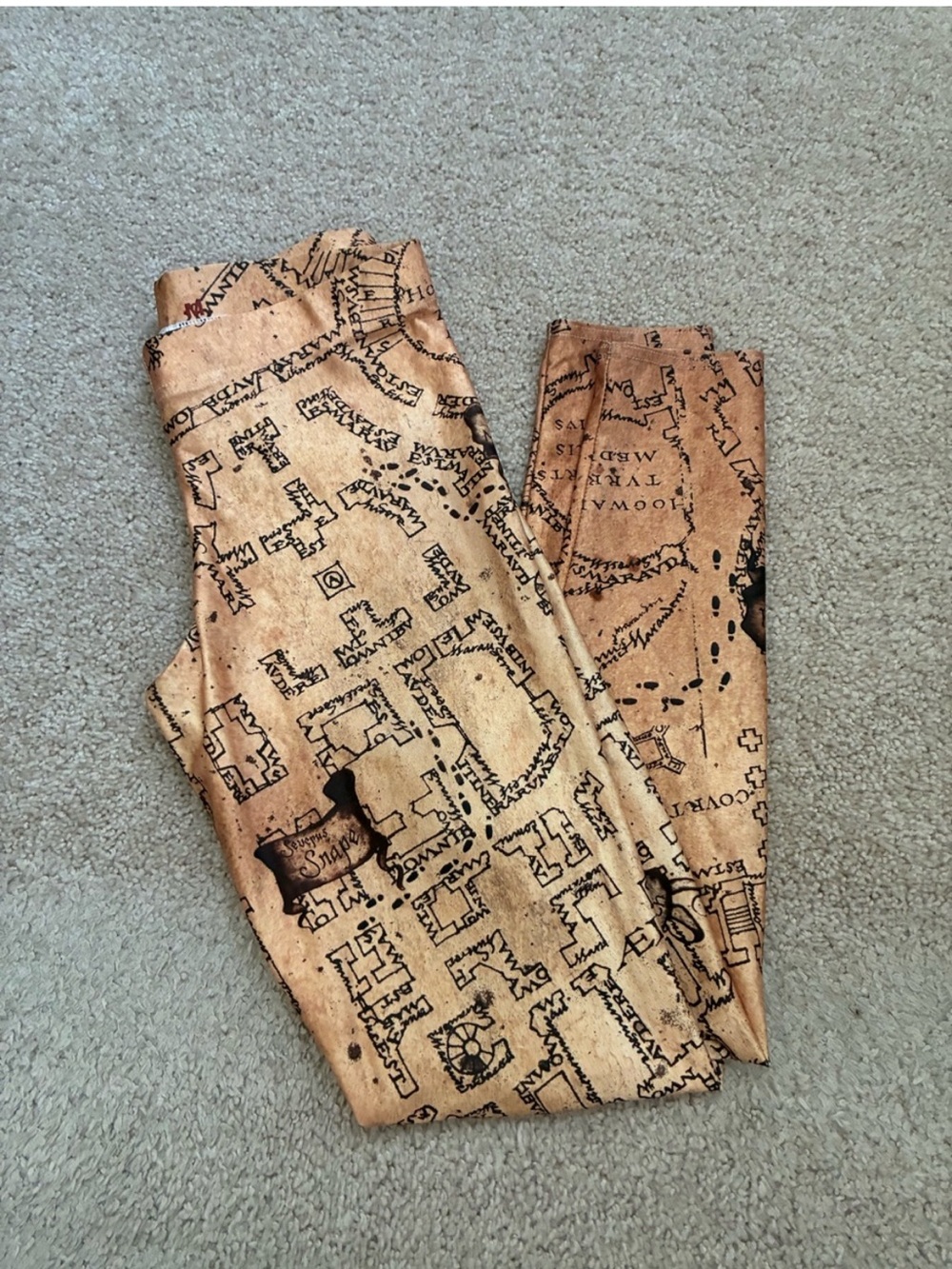 Blackmilk Harry Potter Marauder's Map leggings